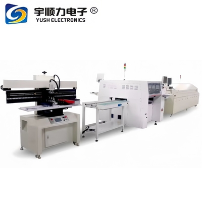 Yüksek Hızlı Yarım Otomatik SMT PCB Montaj Üretim hattı PCB Montajı Toplamını Tatmin Edebilir.